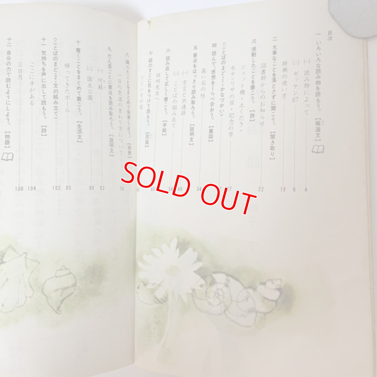 画像4: 小学 新国語 4年 下 光村図書出版 石森延男 昭和47年  (4)