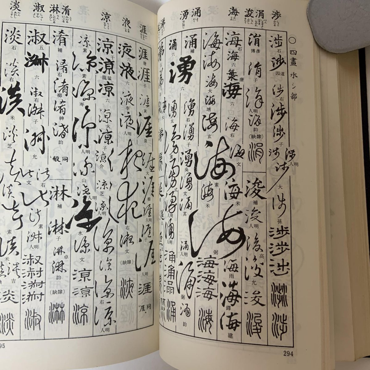 画像6: 五体字類 増補 鳴隺老人 昭和42年 1967年 西東書房 法書會出版部 楷書 行書 草書 隷書 篆書 辞典 書道史 古典臨書 漢字 篆刻 字典 (6)
