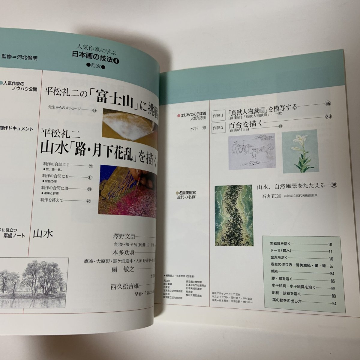 画像5: 人気作家に学ぶ 日本画の技法 1〜11 まとめて11冊セット 同朋舎出版 1994年1月〜11月 野の花 静物 山水 花 人物 洋花 街 動物 女性 風景 絵画 (5)